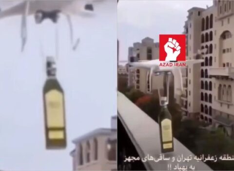 İranda dronların köməyi ilə spirtli içki alveri – VİDEO