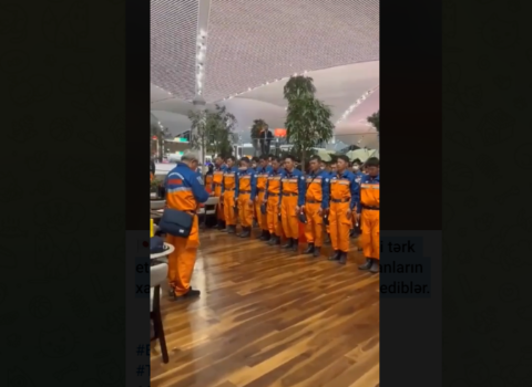 Yapon xilasedicilər Türkiyəni tərk etməzdən əvvəl bu addımı ATDILAR  – VİDEO