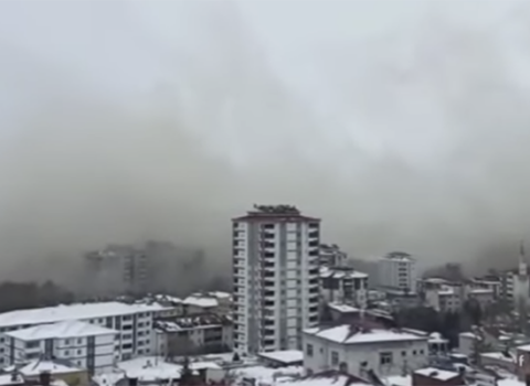 Türkiyədə baş verən zəlzələdən yeni GÖRÜNTÜLƏR – VİDEO
