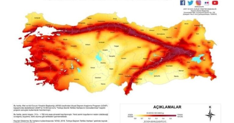 İstanbulda aktiv fay xətti ilə zəlzələ riski olan yerlər – SİYAHI İstanbulda aktiv fay xətti ilə zəlzələ riski olan yerlər – SİYAHI