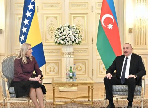 Prezident Bosniya və Herseqovinanın Rəyasət Heyətinin Sədri ilə görüşdü – YENİLƏNİB