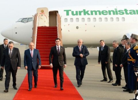 Türkmənistan Prezidenti Azərbaycana gəldi