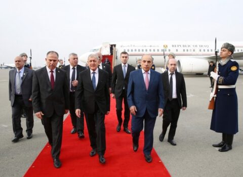 İraq Prezidenti Azərbaycana gəldi