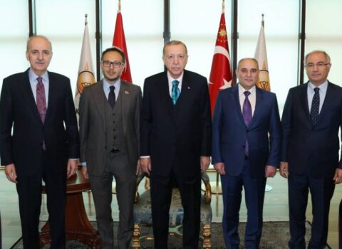 Ərdoğan YAP nümayəndə heyətini qəbul etdi