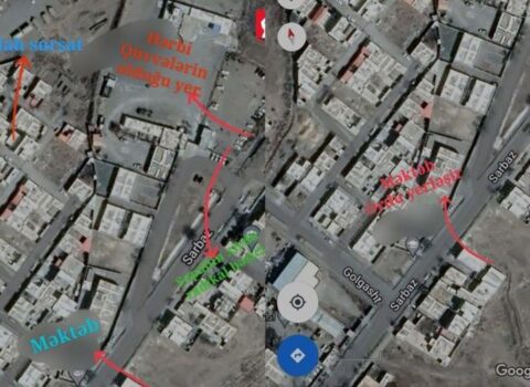 İranın Naxçıvanla sərhədə yığdığı silahlı texnikanın GÖRÜNTÜSÜ