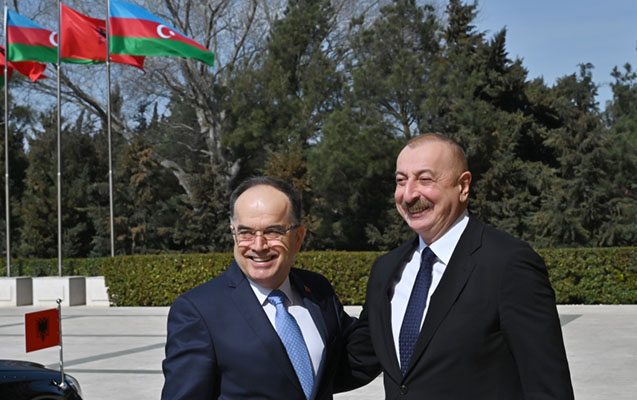İlham Əliyev Albaniya Prezidenti ilə görüşdü – FOTOLAR / YENİLƏNİB