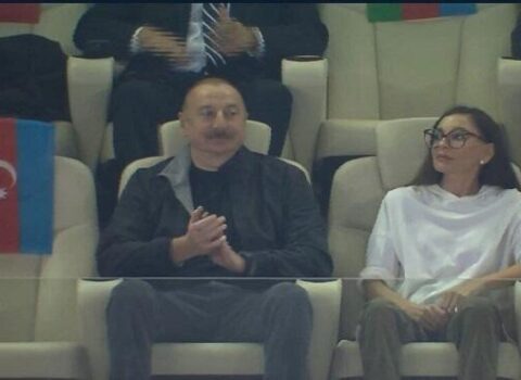 İlham Əliyev xeyriyyə matçına qatıldı
