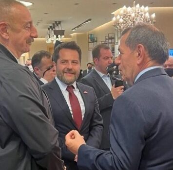 İlham Əliyev “Qalatasaray”ın prezidenti ilə görüşdü