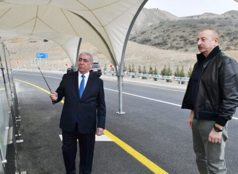 Prezident Talış-Tapqaraqoyunlu-Qaşaltı sanatoriyası yolunun açılışını etdi