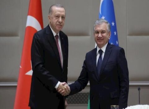 Ərdoğan Özbəkistan Prezidenti ilə danışdı