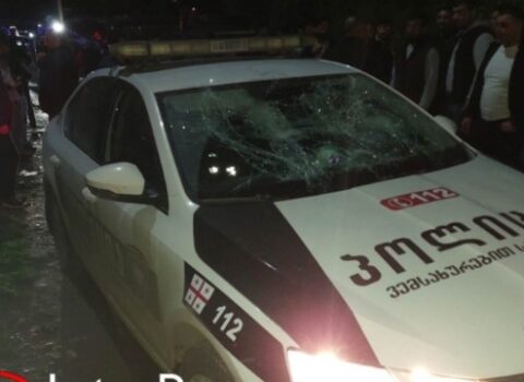 Gürcüstanda azərbaycanlılarla polis arasında qarşıdurma oldu