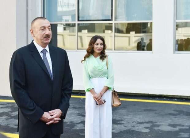 Prezident və xanımı Şamaxıda açılışda iştirak etdilər