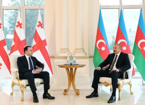İlham Əliyevin İrakli Qaribaşvili ilə təkbətək görüşü oldu – YENİLƏNİB-2