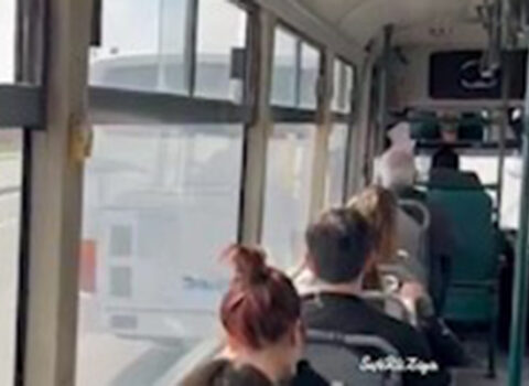 Bakıda avtobuslar yarışa çıxdı – VİDEO