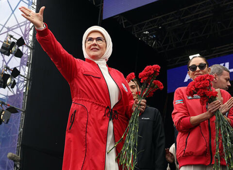 Əminə Ərdoğan festivaldan paylaşım etdi – FOTOLAR