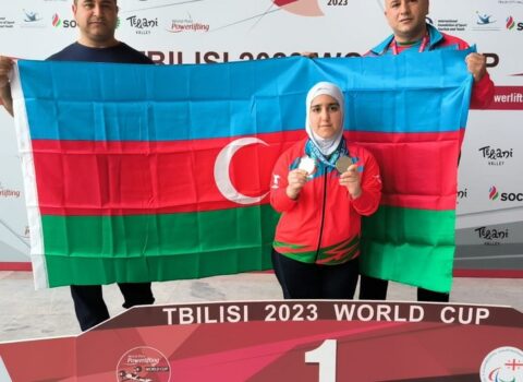 Azərbaycan paralimpiyaçısı beynəlxalq turnirdə iki medal qazandı