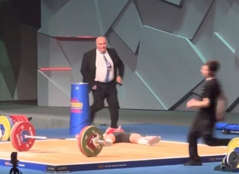 Türkiyəli idmançı İrəvanda huşunu itirdi – VİDEO
