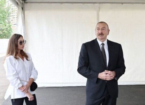 Prezident və birinci xanım yol açılışında – YENİLƏNİB