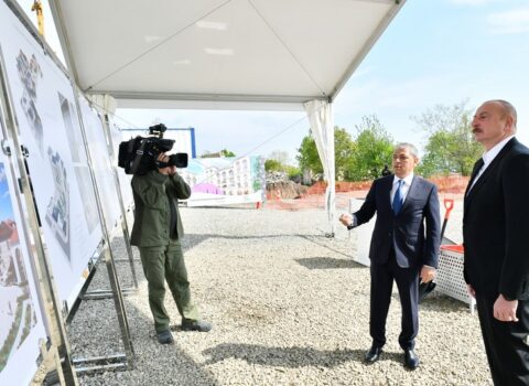 Şuşada qeyri-yaşayış binasının təməli qoyuldu – FOTO
