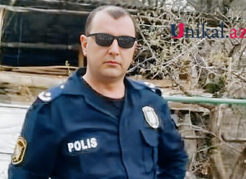 Qəzada ölən polisin FOTOSU