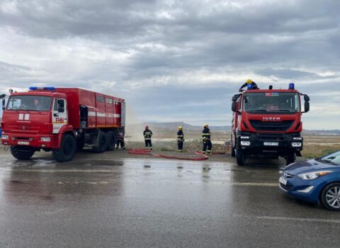 Magistral su kəmərində qəza: Yolu su basdı – VİDEO
