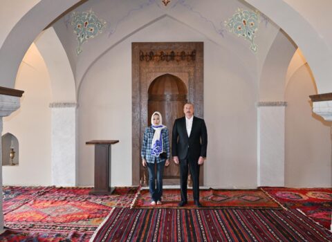 Şuşada Mehmandarovların malikanə kompleksinin açılışı oldu – FOTOLAR