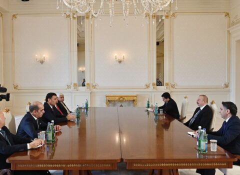 Prezident İordaniya parlamentinin Nümayəndələr Palatasının sədrini qəbul etdi – FOTO