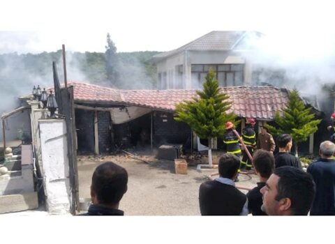 Misir Mərdanovun qardaşının istirahət mərkəzi yandı – FOTO