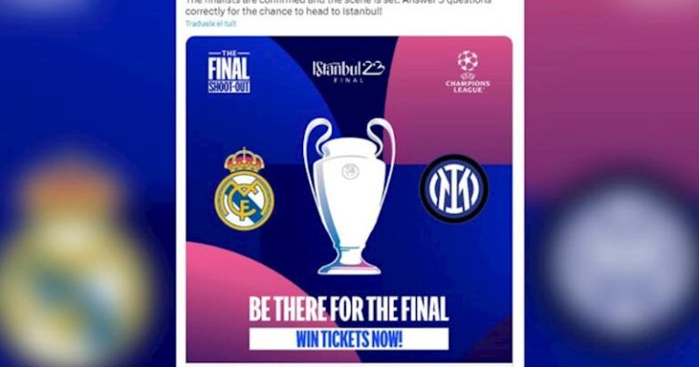 UEFA Çempionlar Liqası ilə bağlı qalmaqallı paylaşım etdi UEFA Çempionlar Liqası ilə bağlı qalmaqallı paylaşım etdi