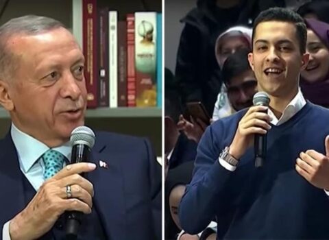 Universitet tələbəsi ilə Ərdoğanın maraqlı dialoqu gündəm oldu – VİDEO