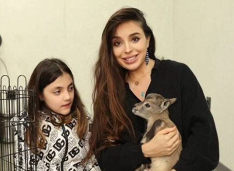 Leyla Əliyeva Bakı Zooloji Parkında – FOTO