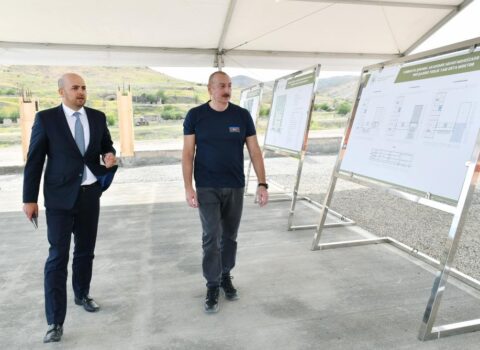 Prezident Cəbrayılda məktəb tikintisi ilə maraqlandı – FOTO