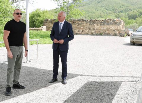 Prezident Laçında bir sıra tədbirlərdə iştirak etdi