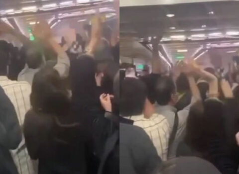 Tehran metrosu qarışdı – VİDEO