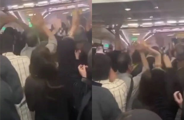 Tehran metrosu qarışdı – VİDEO