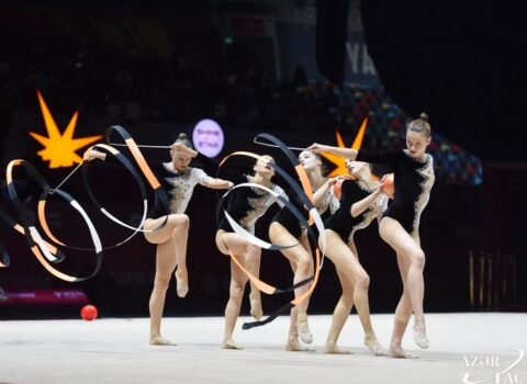 Azərbaycanın bədii gimnastika üzrə qrup hərəkətləri komandası Avropa çempionu oldu