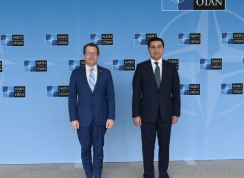 Hikmət Hacıyev NATO Baş katibinin köməkçisi ilə görüşdü – YENİLƏNİB