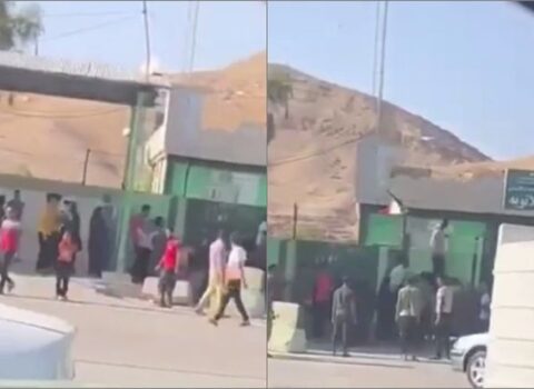 İranda sakinlər polis idarəsinə hücum çəkdilər – VİDEO