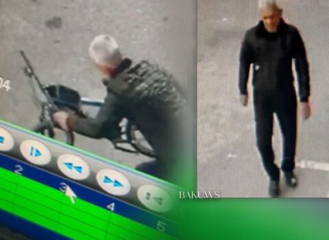 Bakıda kuryerin velosipedi oğurlandı – ANBAAN VİDEO