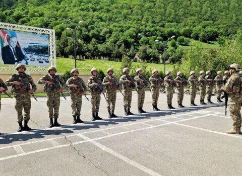 Hərbi vəzifəlilərin növbəti təlim toplanışı keçirilir