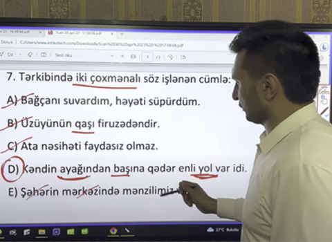 Bir suala görə 300 bal yığa bilmədi – Ata narazılıq edir