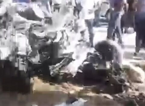 Bakıda “Prius”un törətdiyi dəhşətli qəzanın VİDEOSU