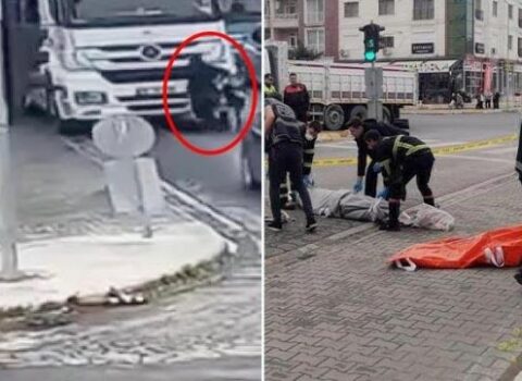 Yolu keçmək istəyən nənə və nəvə yük maşınının altında qalaraq öldülər