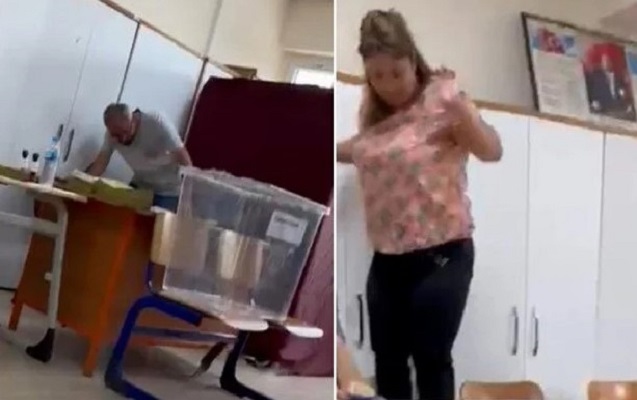 Məktəbdə siçana görə səsvermə dayandırıldı – Video Məktəbdə siçana görə səsvermə dayandırıldı – Video