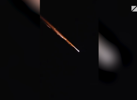 Polşa səmasındakı naməlum obyekt ÇİN RAKETİ İMİŞ – VİDEO