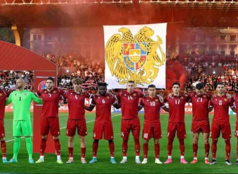 Ermənistan Futbol Federasiyası gerbin fonunda çəkilmiş şəkli öz səhifəsindən çıxardı – FOTO