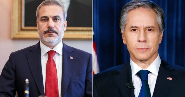 Blinken Fidanla Qara dənizdəki vəziyyətdən danışdı Blinken Fidanla Qara dənizdəki vəziyyətdən danışdı