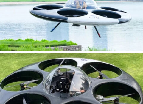 Dünyanın ilk uçan boşqabı sınaqdan keçirildi – FOTO/VİDEO