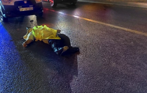 Sabirabadda avtomobil piyadanı vuraraq öldürdü