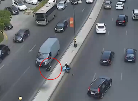 Bakıda motosiklet və mopedlərin düşdüyü qəzalar – VİDEO